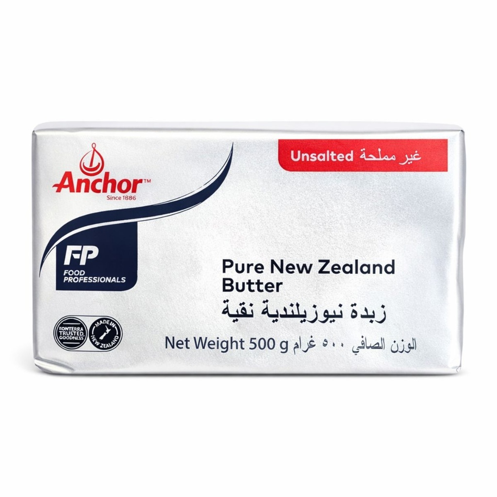 [BREK-150503] Anchor Butter, Unsalted - 20x500g
