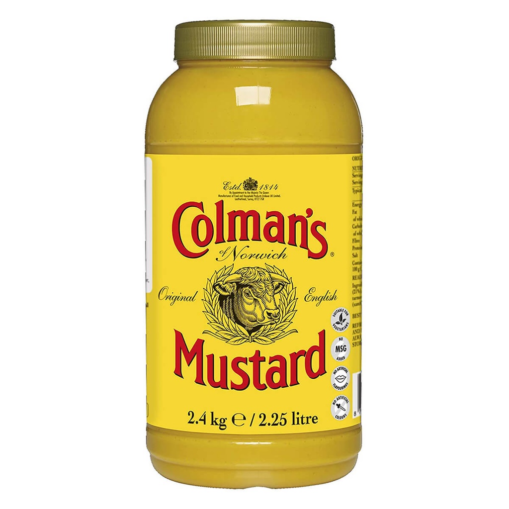 [SAUC-256512] Colman's Mustard Sauce, UK - 2x2.25ltr