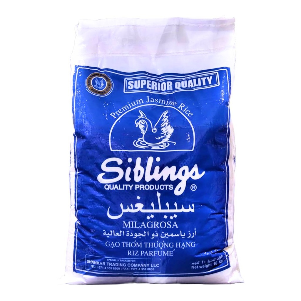 Siblings Premium Jasmine Rice - 4x10kg