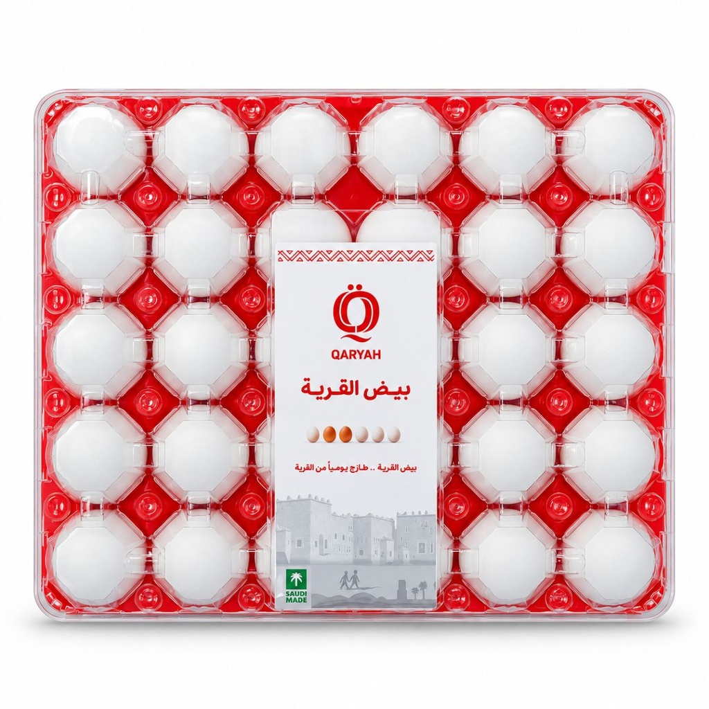 Qaryah LARGE Fresh Eggs  - 12x30pcs
