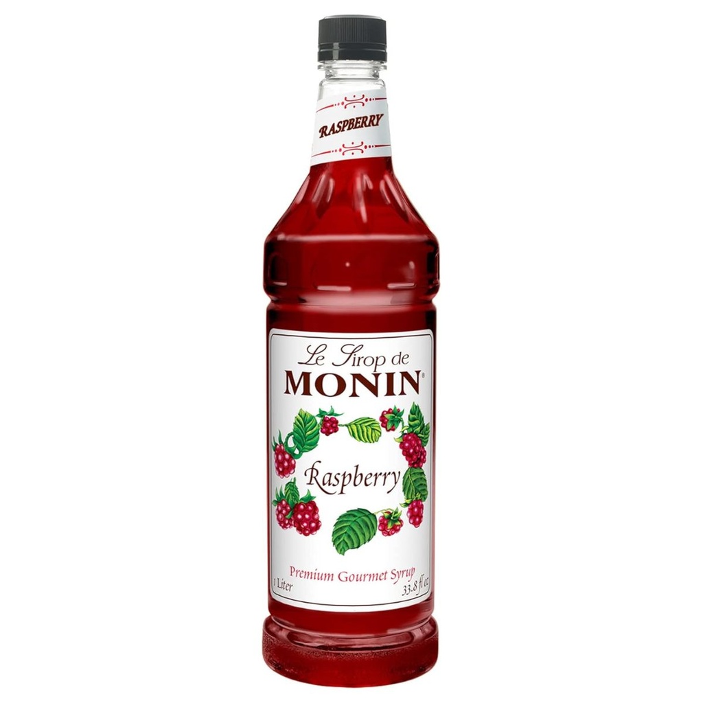[BREK-358356] Monin Raspberry Syrup PET, France  - 6x1ltr