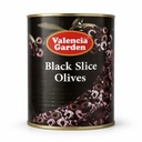 Valencia Garden Black Olive, Sliced - 6x3kg