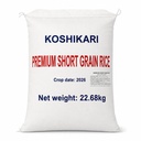 GGFT Koshikari Premium Short Grain Rice, Vietnam -1x22.68kg