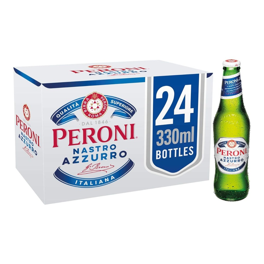 [BEVR-701573] Peroni Nastro Azzuro 0.0%, Italy - 24x330ml