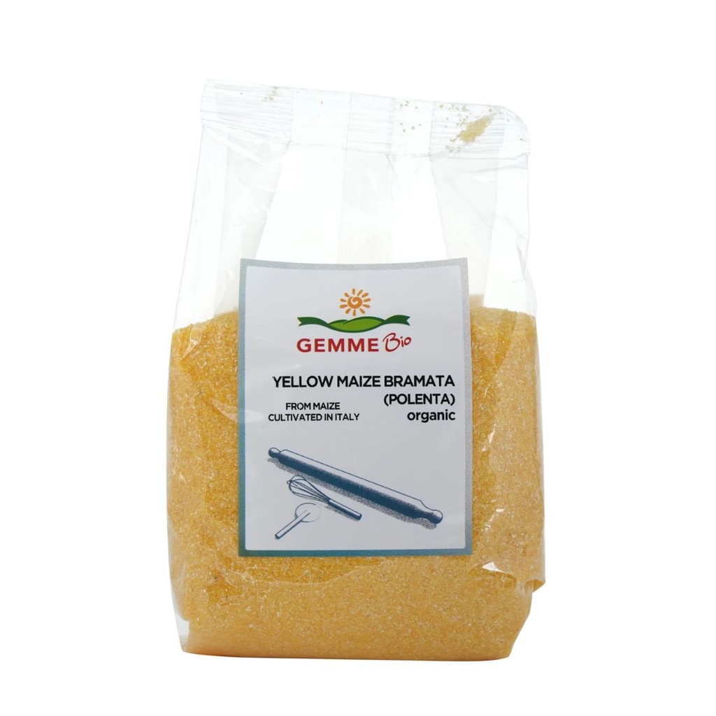 [FLOR-382567] Gemme Bio Yellow Maize Bramata Organic Polenta - 10x375g