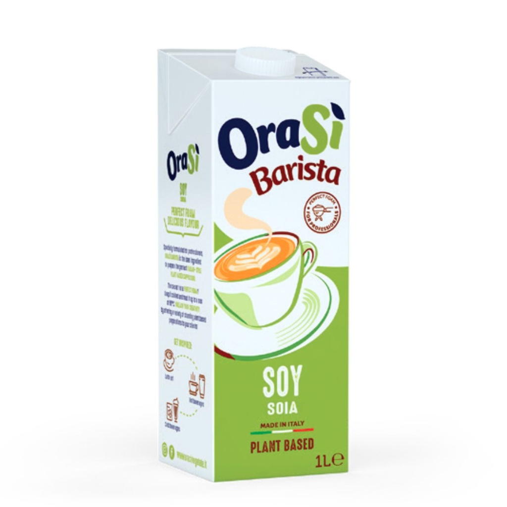 [BEVR-706184] Orasi Soy Barista, Plant Based Milk - 12x1ltr