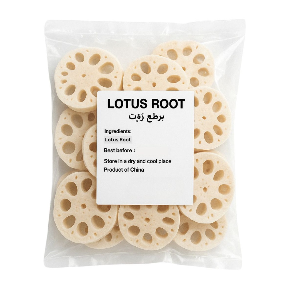 [FRJP-900690] QING Lotus Root Renkon Sliced - 20x500g