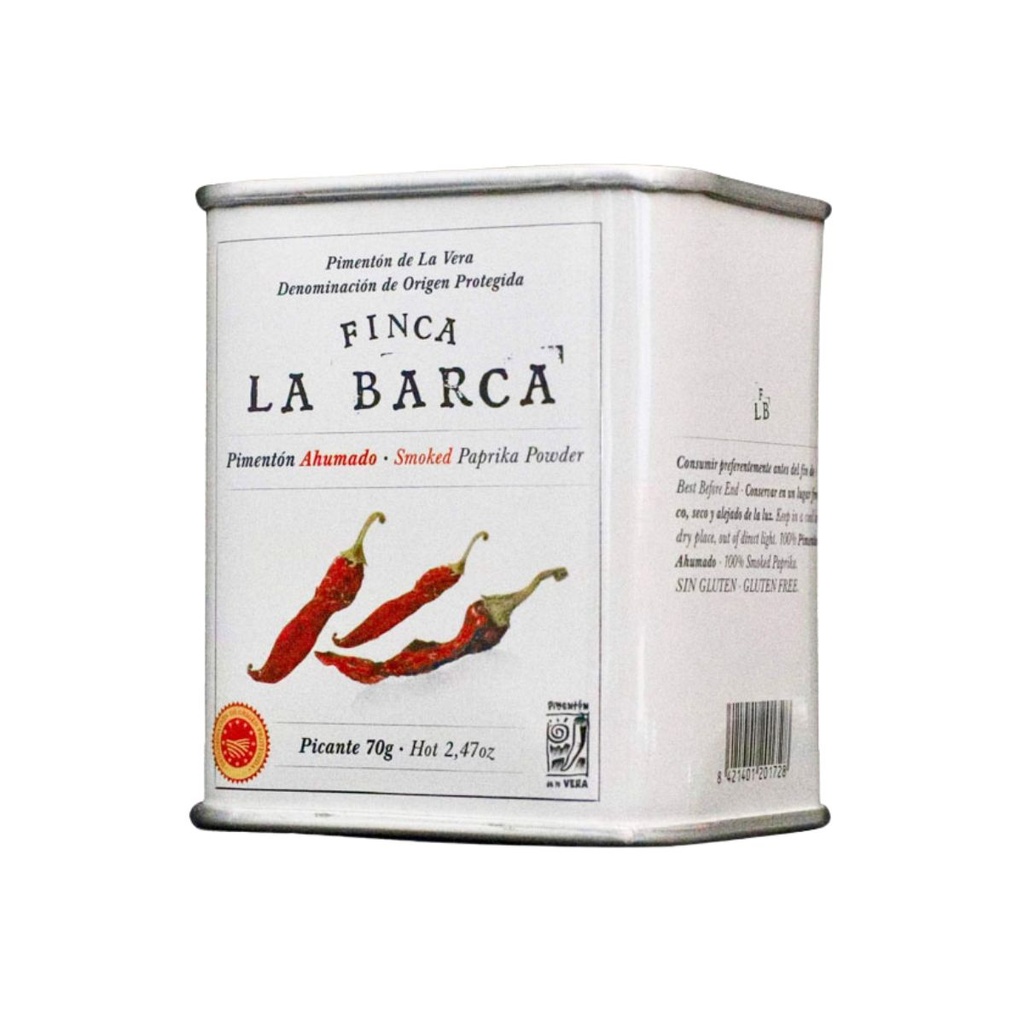 [SPIC-300036] Finca La Barca HOT Smoked Paprika Powder, Spain - 1x70g