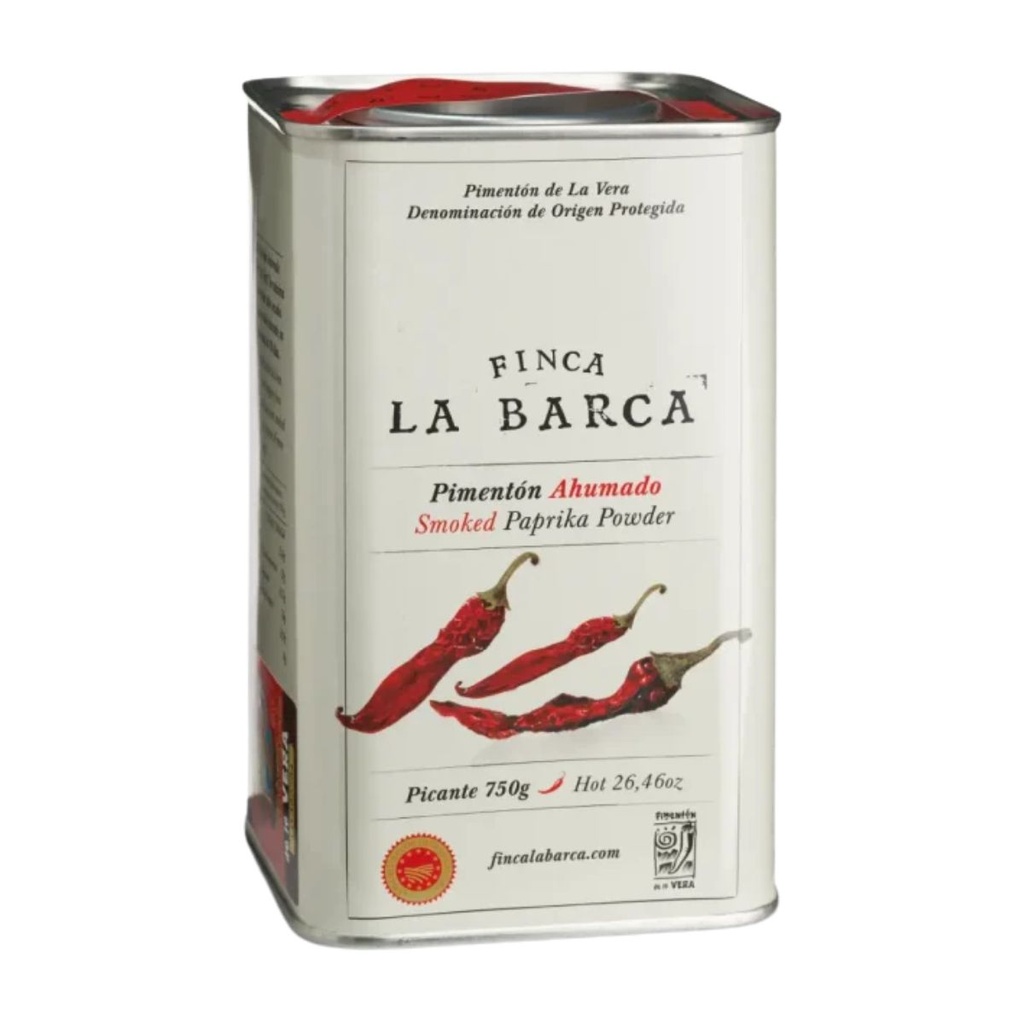 Finca La Barca HOT Smoked Paprika Powder, Spain - 6x750g