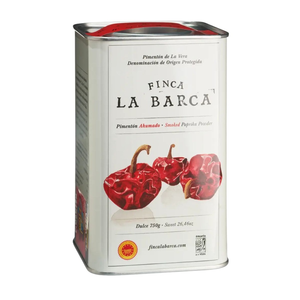 [SPIC-300037] Finca La Barca SWEET Smoked Paprika Powder, Spain - 6x750g