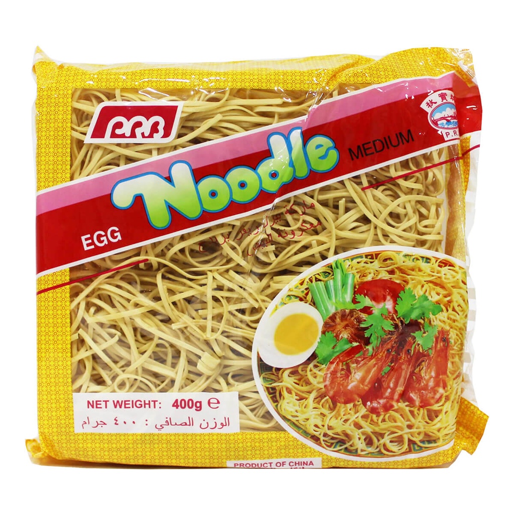 PRB Medium Chinese Egg Noodles - 24x400g