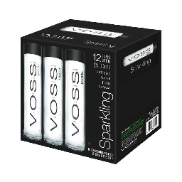 VOSS Sparkling Water, Norway - 12x800ml
