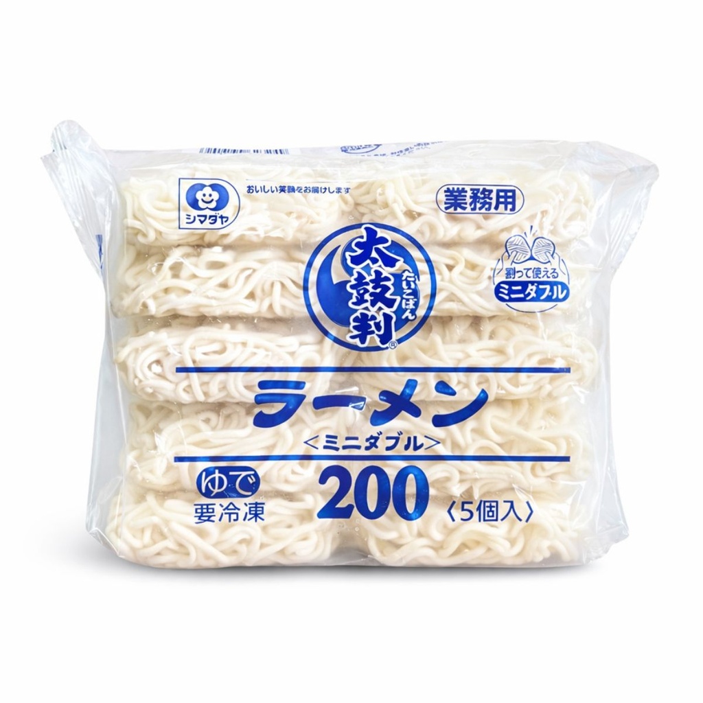[FRJP-900657] Shimadaya Ramen Noodles 200 5P Taikoban, Japan - 8x1kg
