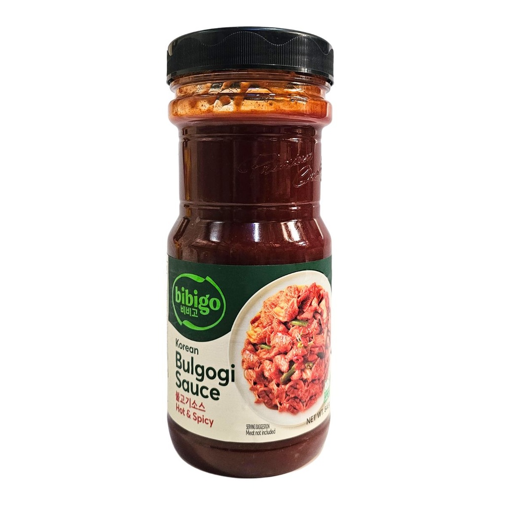 Bibigo Bulgogi Sauce, Hot & Spicy, Korea - 8x840g