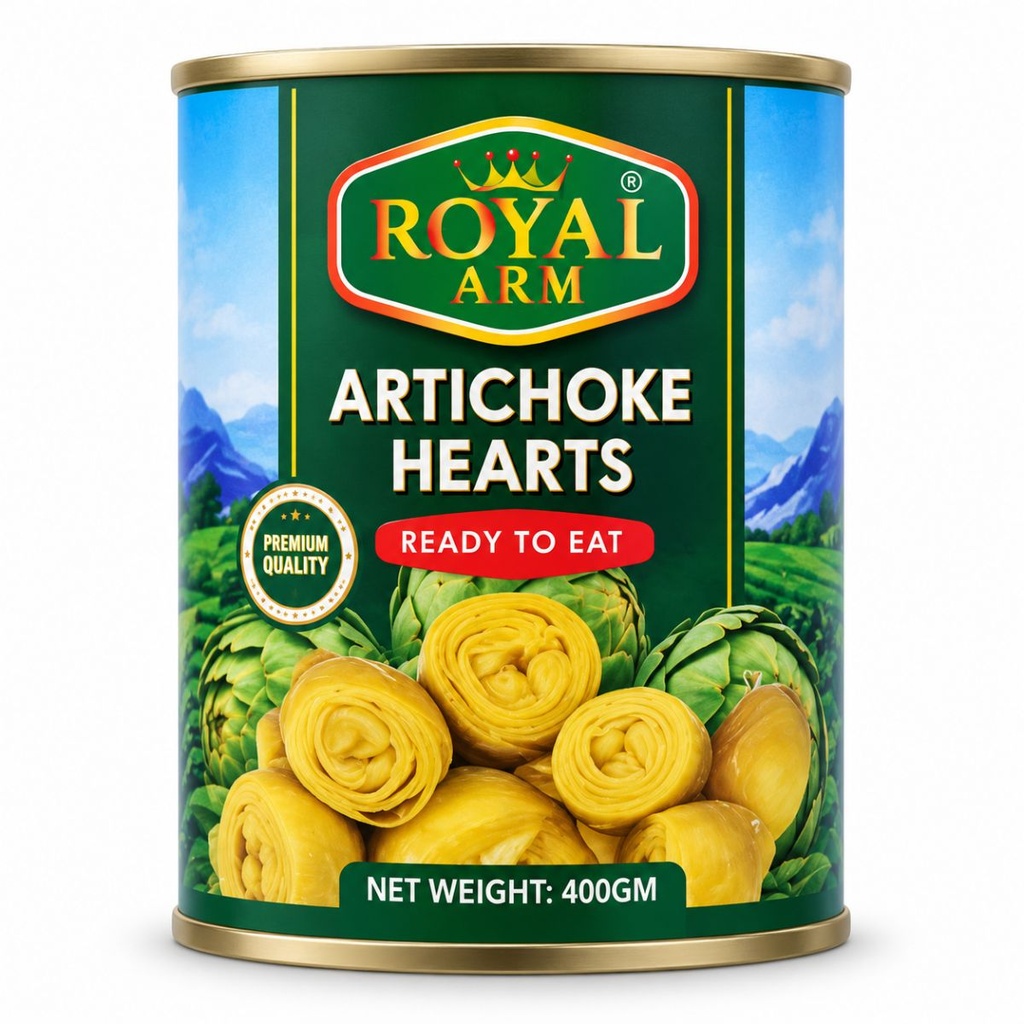 Royal Arm Artichoke Hearts, Spain - 24x400g