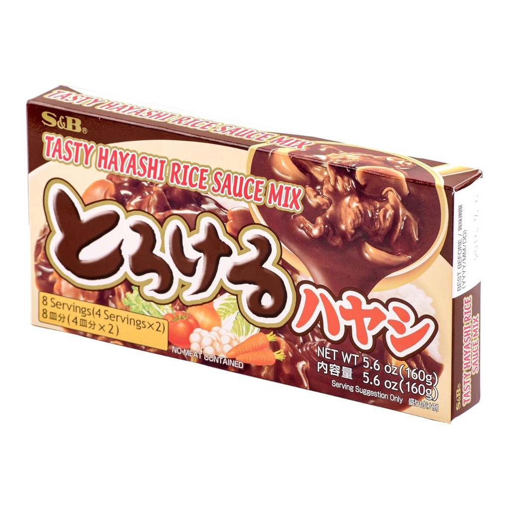 [SAJP-250504] S&B Tasty Hayashi Rice Mix, Japan - 60x160g