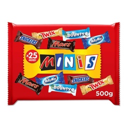 Minis Chocolate Bars Mix Chocolate Bars - 18x500g