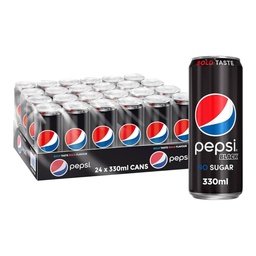 Pepsi Extra Fizz Zero Sugar Black Can Soft Drink, UAE - 24x330ml