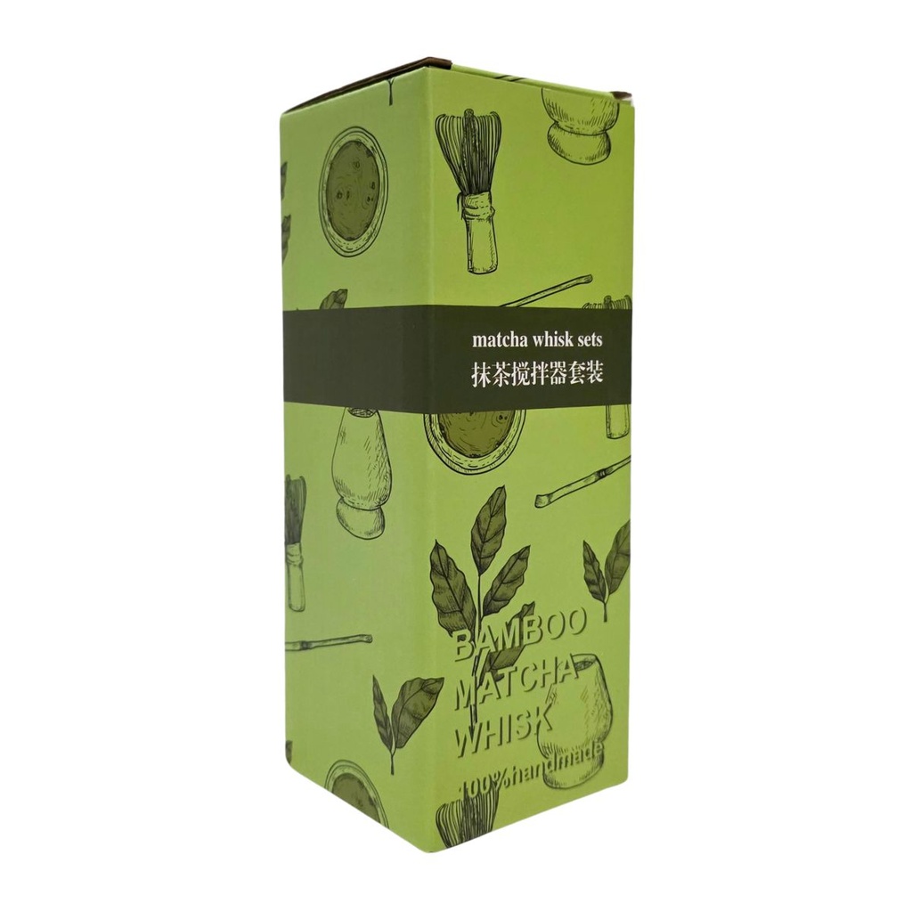 QING Matcha Whisk, 4 Piece Set - 100x1pc