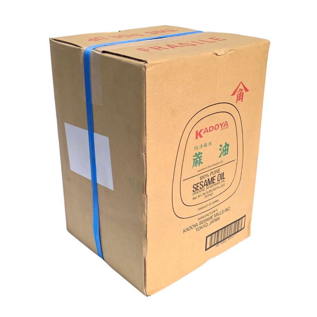 Kadoya Sesame Oil Goma Abura, Japan - 1x18ltr