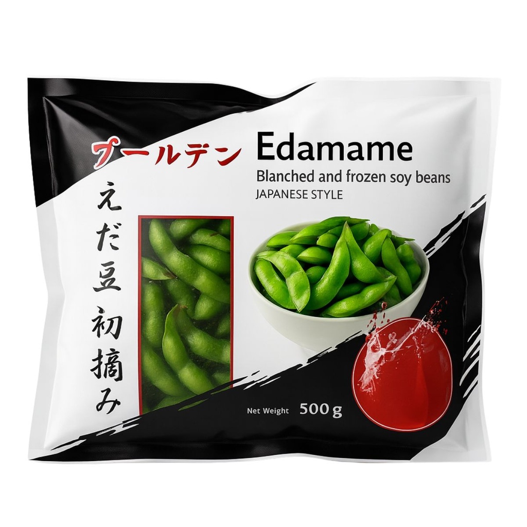 GGFT Edamame With Shell, With SALT, CHN - 20x500g