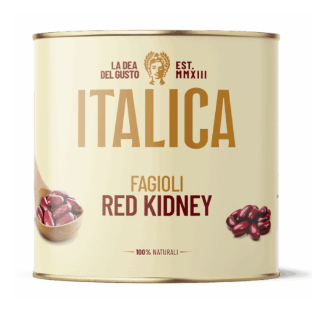 [VEGT-601540] Italica Red Kidney Beans, Italy - 6x2500g