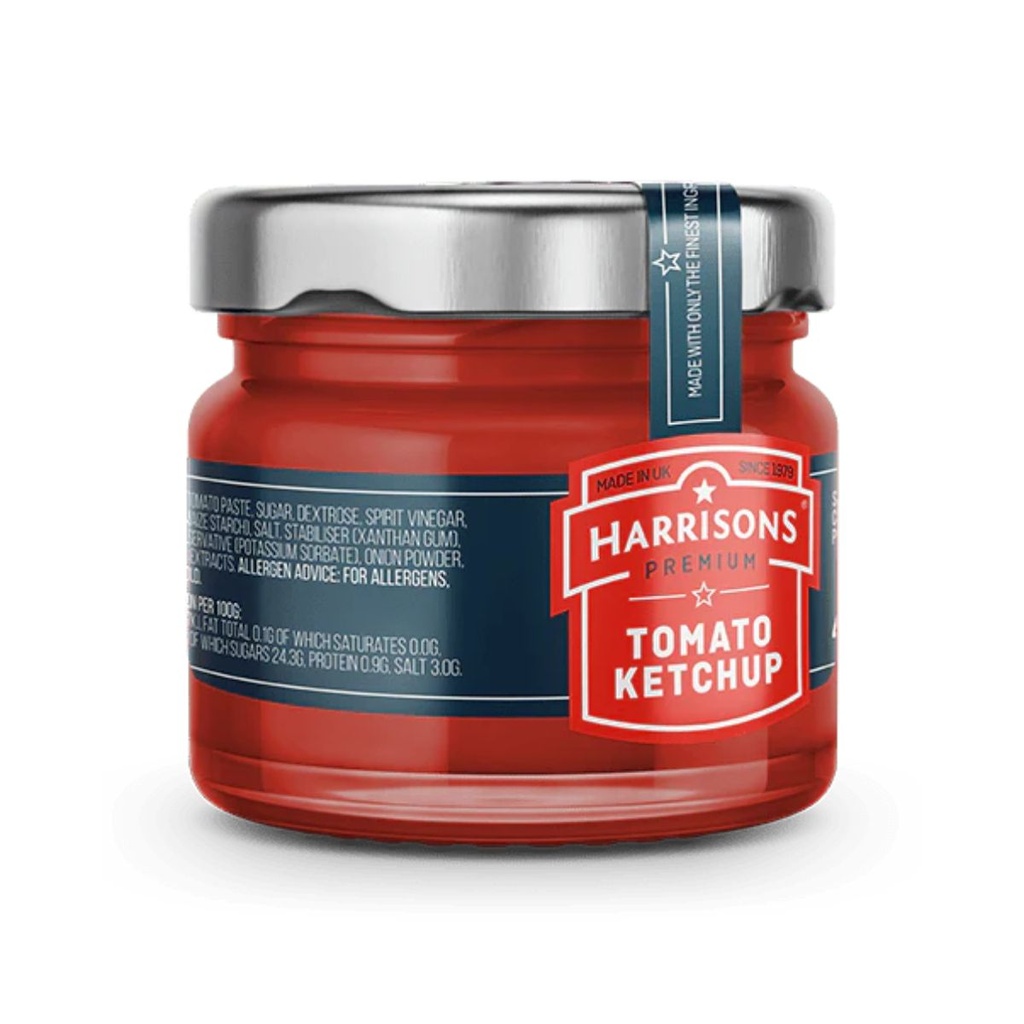 [SAUC-258501] Harrisons Tomato Ketchup Mini Room Service - 72x40g