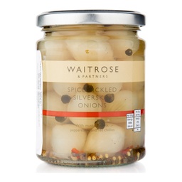 Waitrose Spice Pickled Silverskin Onion - 1x295g