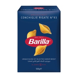 Barilla Conchiglie Rigate Pasta #93, Italy - 12x500g