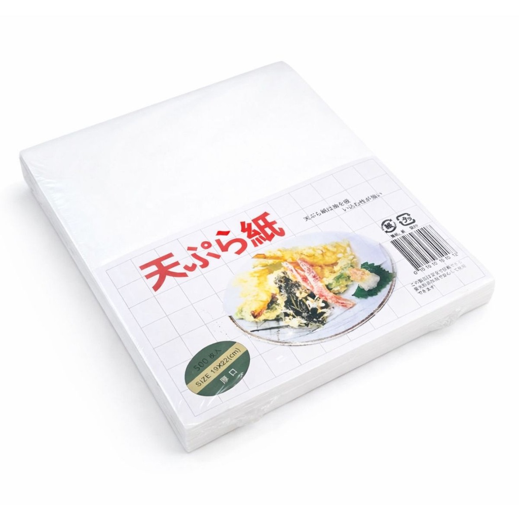 [NONJ-808809] Sakura Jirushi Tempura Paper, 21.8x19.7CM - 24x500pc