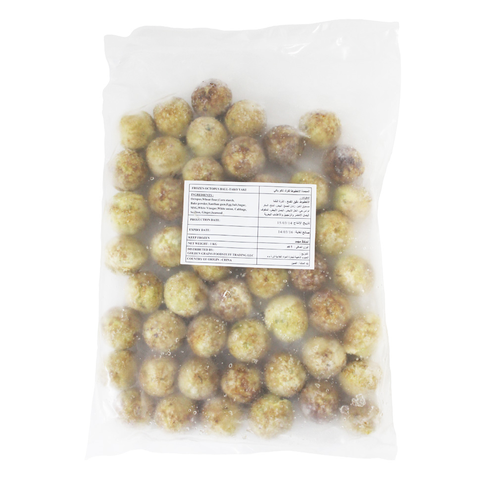 [FRJP-900531] GGFT 10% Takoyaki Octopus Ball, CN - 10x1kg