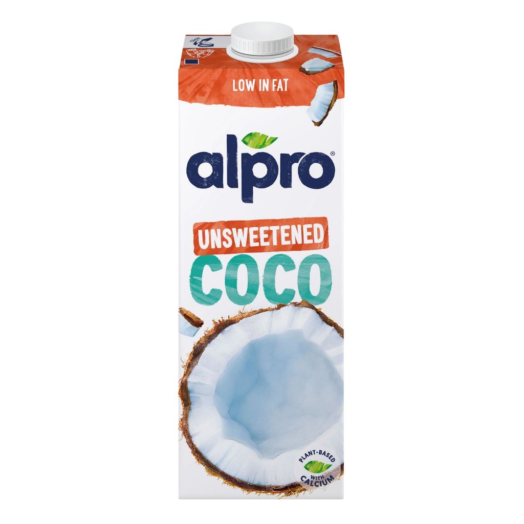 Alpro Unsweetened Coco Drink - 8x1ltr 