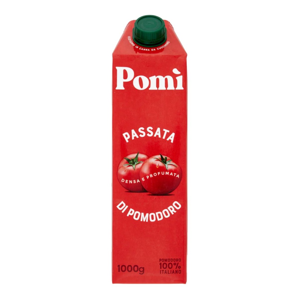 Pomi Passata Strained Tomato Puree, Italy - 12x1kg