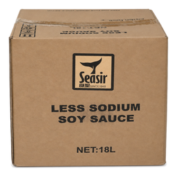 Seasir Less Salt Soy Sauce 0% - 1x18ltr