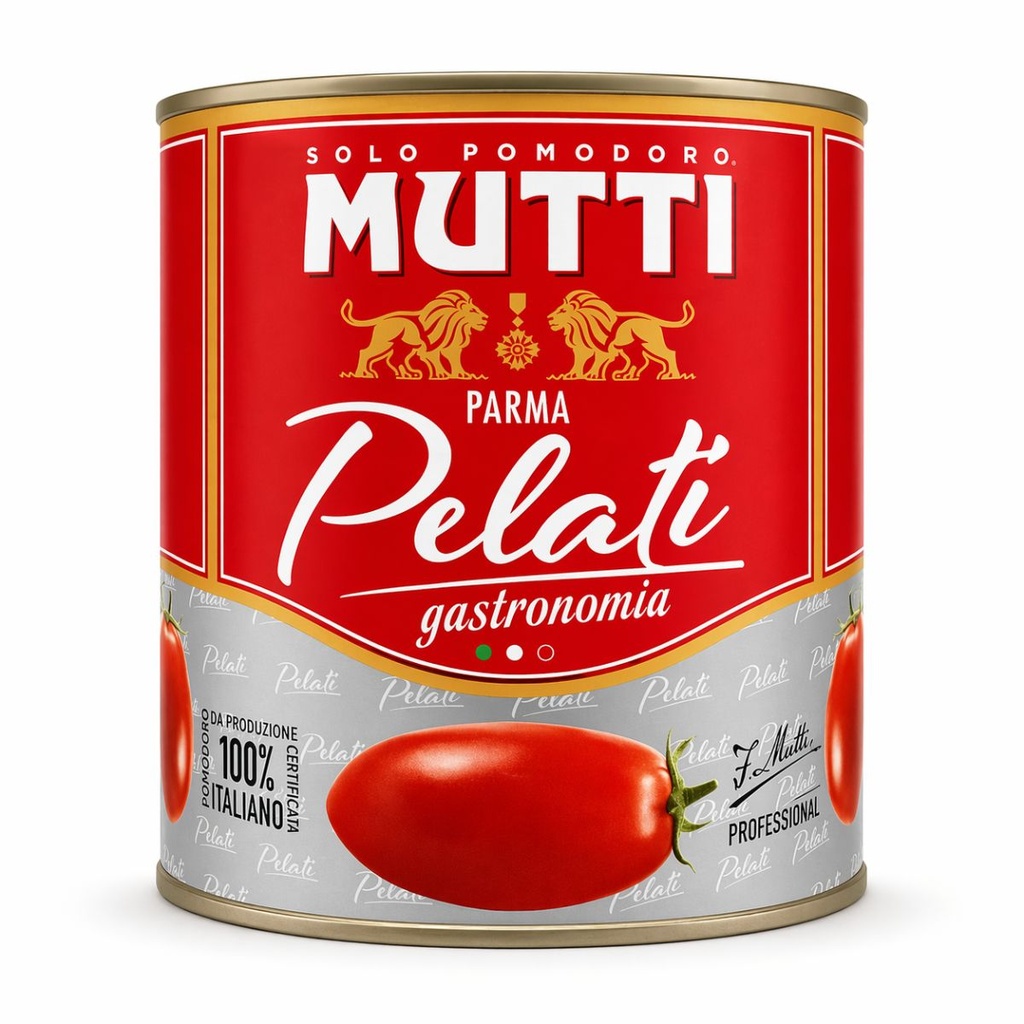 Mutti Pelati Peeled Tomato, Italy - 6x2500g