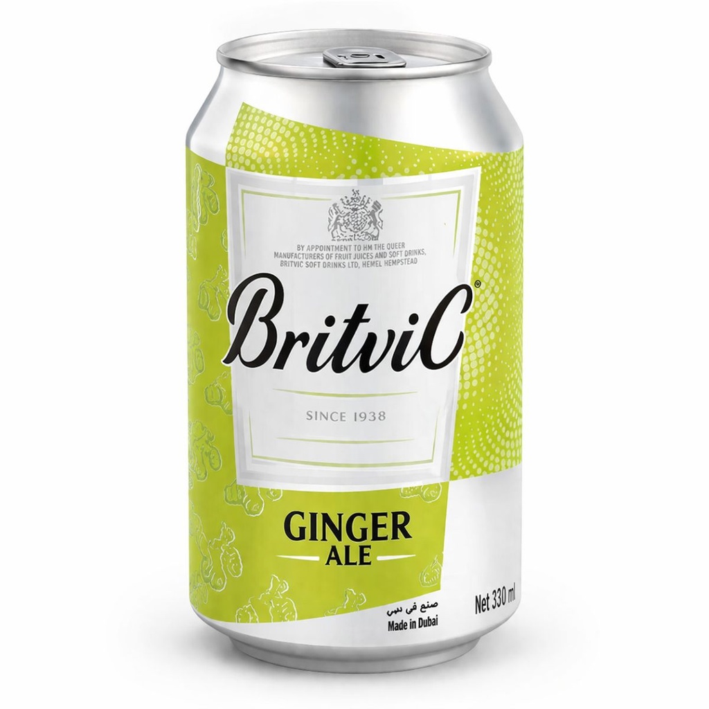 [BEVR-703021] Britvic Ginger Ale Soft Drink - 24x300ml