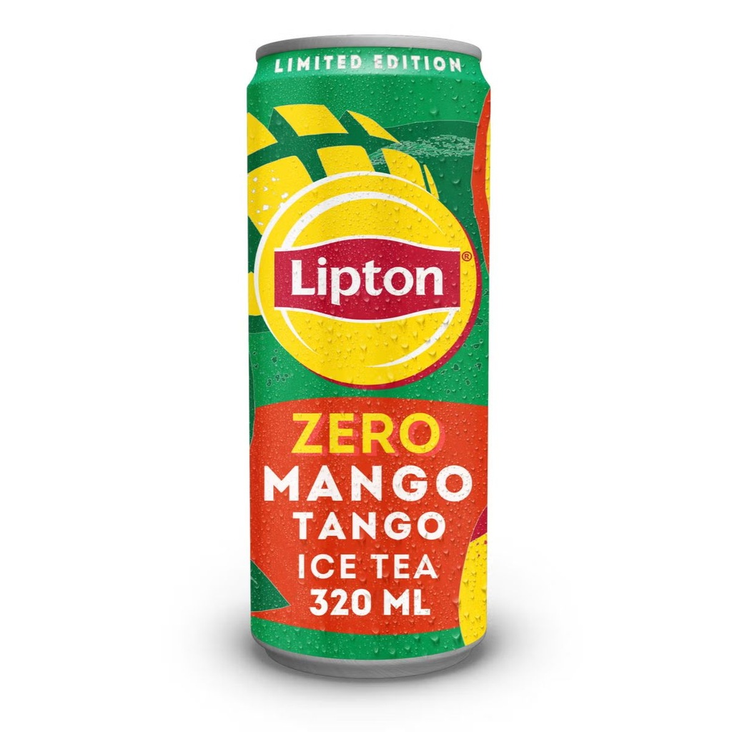 Lipton Mango Tango Zero Sugar Soft Drink - 24x320ml