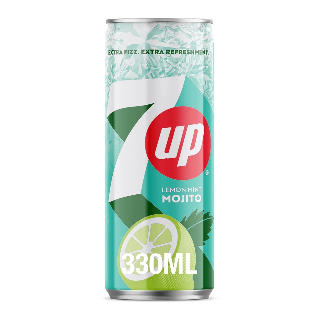 7UP Mojito Soft Drink, UAE - 24x330ml