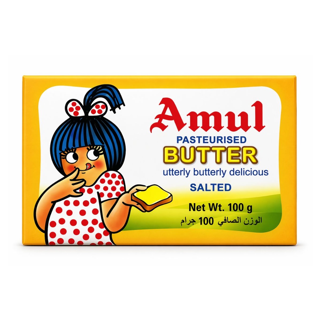 [BREK-150526] Amul Salted Butter, India - 100x100g