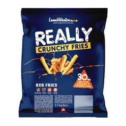 Lamb Weston Really Crunchy French Fries, 6x6mm, LWF900 - 4x2.5kg