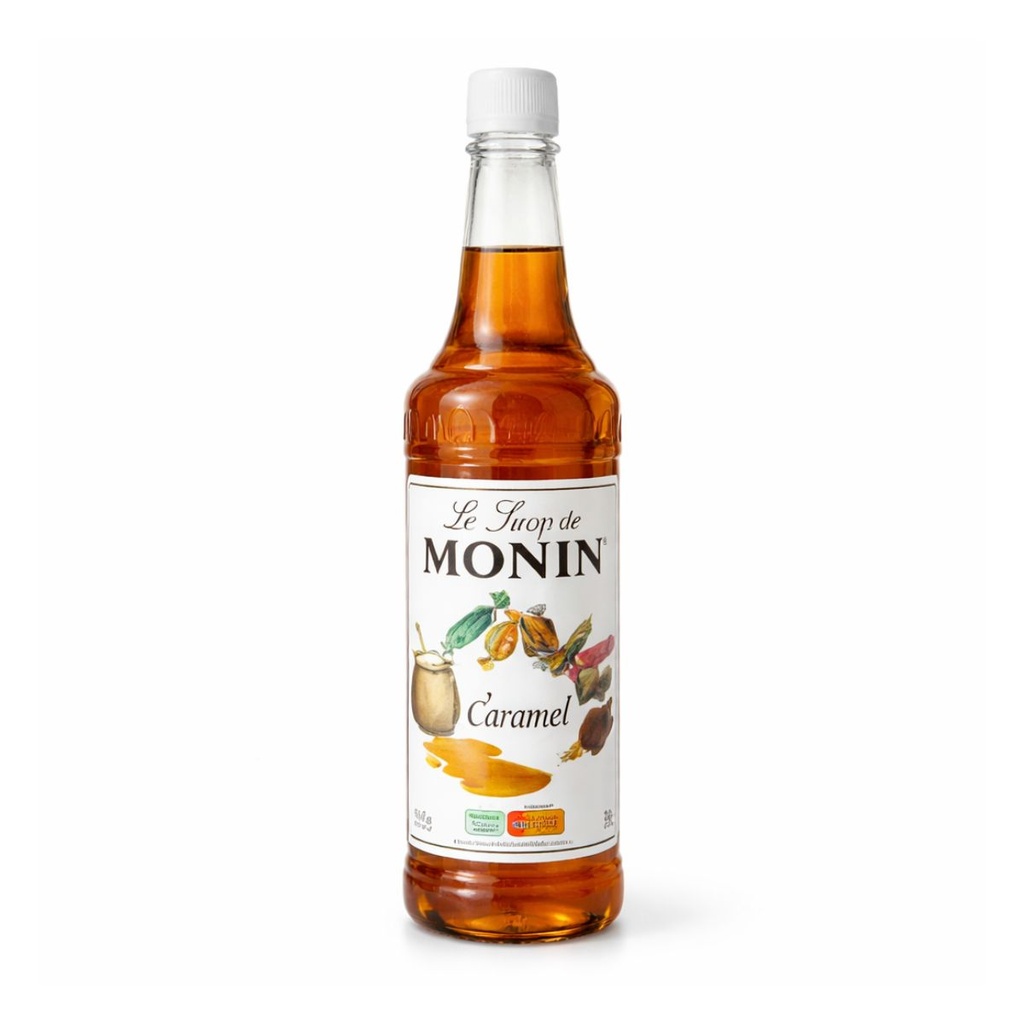 [BREK-358374] Monin Caramel Syrup, PET Bottle, France - 4x1ltr