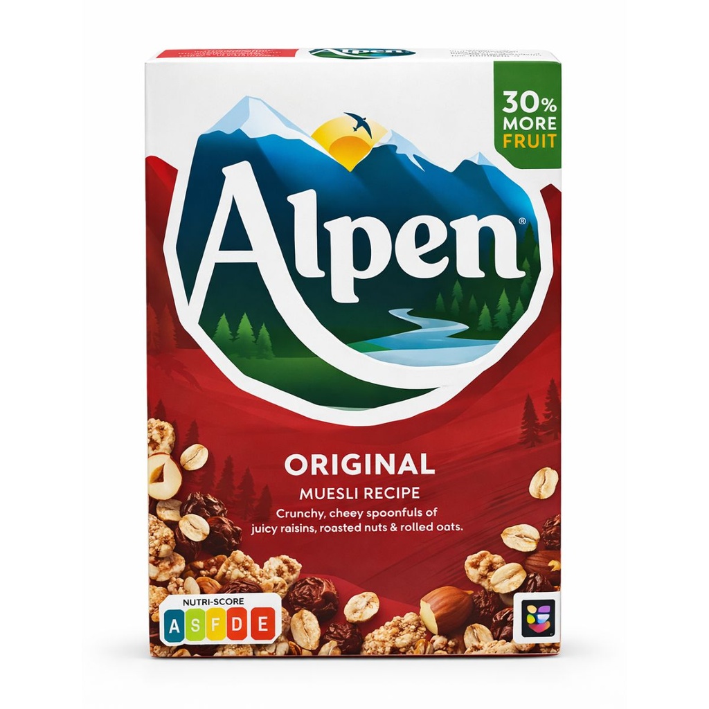 Alpen Muesli Recipe, Original - 10x550g