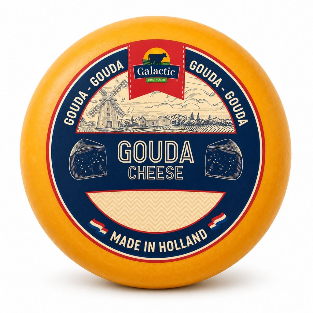 Galactic Gouda Cheese, Holland - 1x1kg