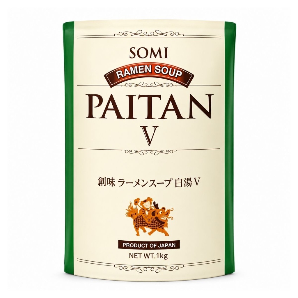 Somi Paitan V Ramen Soup Sauce, Japan - 10x1kg
