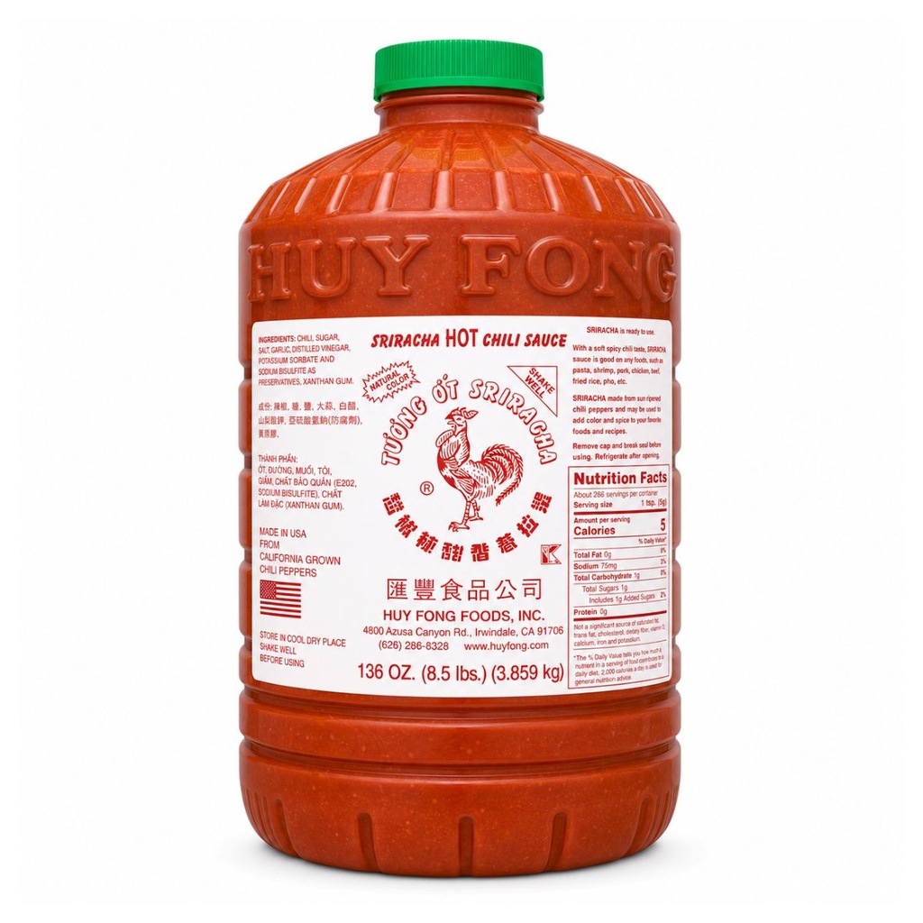 [SAUC-258572] Huy Fong Sriracha Sauce, USA - 3x136oz