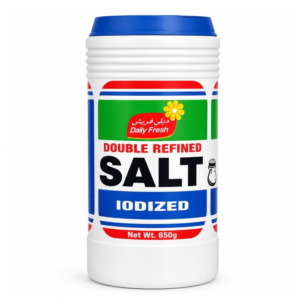 [OTHR-758302] Daily Fresh Double Refined Salt - 10x650g