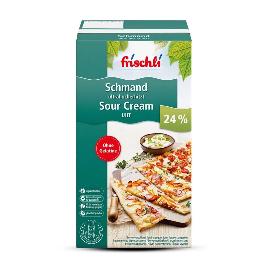 [BREK-157565] Frischli 24% Sour Cream - 12x1ltr