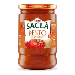 Sacla Red Pesto, Chilli, Italy - 1x190g