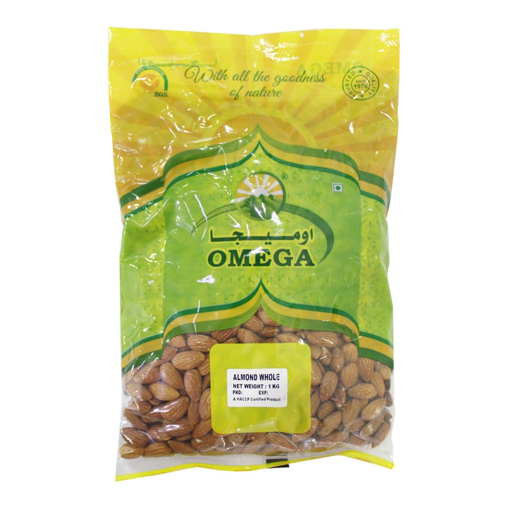 [NUTS-471006] Omega Almond Whole - 1x1kg
