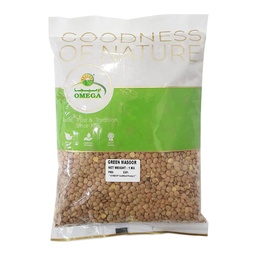 Omega Whole Green Masoor Lentil - 1x1kg
